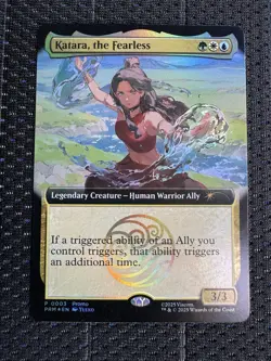 Magic The Gathering X Avatar Katara The Fearless Promo Card SDCC 2025 IN HAND - Image 1