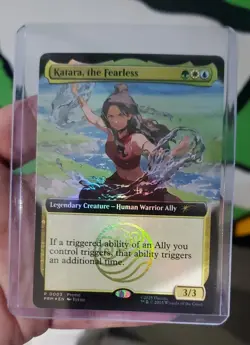 Magic The Gathering X Avatar Katara The Fearless Promo Card SDCC 2025 IN HAND - Image 1