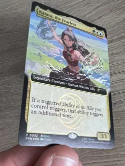 Magic The Gathering X Avatar Katara The Fearless Promo Card SDCC 2025 IN HAND - Image 2