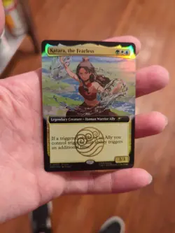 Magic The Gathering X Avatar Katara The Fearless Promo Card SDCC 2025 IN HAND - Image 1