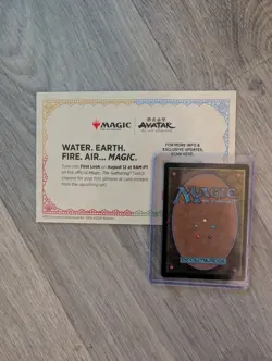 Magic The Gathering X Avatar Katara The Fearless Promo Card SDCC 2025 In Hand - Image 2