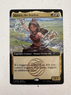 Magic The Gathering X Avatar Katara The Fearless Promo Card SDCC 2025 In Hand - Image 1