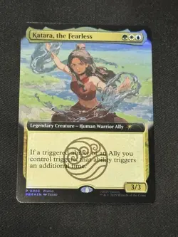 Magic The Gathering x Avatar Katara The Fearless Promo Card SDCC 2025 IN HAND - Image 1