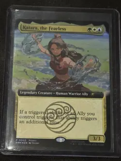 Magic The Gathering x Avatar Katara The Fearless Promo Card SDCC 2025 IN HAND - Image 3