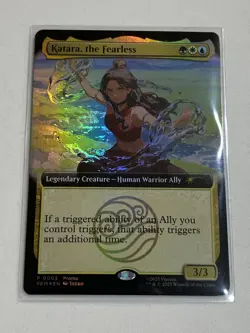 Magic The Gathering X Avatar Katara The Fearless Promo Card SDCC 2025 IN HAND - Image 1