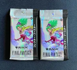 MTG Final Fantasy TCG Japanese Collector Booster 2 Pack Set | New Factory Sealed - Image 1