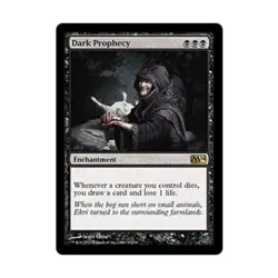 WOTC MtG M14 Dark Prophecy (R) (Foil) EX - Image 1