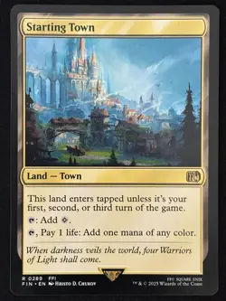 1x MTG Starting Town - FINAL FANTASY (FIN) #289 - Magic the Gathering - Image 3