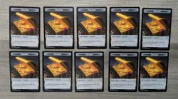 MTG Magic Set of 10 Treasure Tokens Token Artifact Baldur's Gate CLB - Image 1