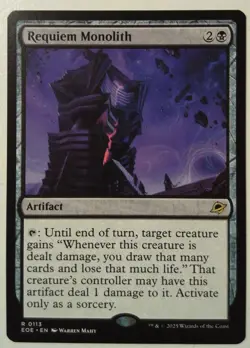 Requiem Monolith *Rare* Magic MtG x1 Edge of Eternities - Image 1