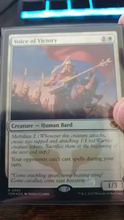MTG Foil - Voice of Victory - Dragons of Tarkir [Good Condition] - Image 2