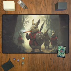 Harebringer of War, Magic The Gathering Playmat, MTG, TCG Large Mousepad, - Image 2