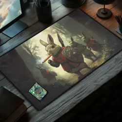Harebringer of War, Magic The Gathering Playmat, MTG, TCG Large Mousepad, - Image 3