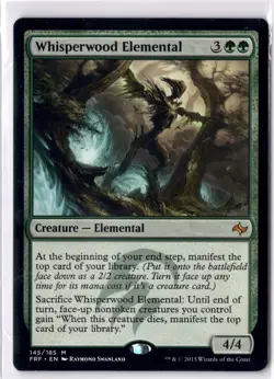 Whisperwood Elemental LP* Core Set 2021 M21 ENGLISH 145/185 mtg -UnltdCards - Image 1