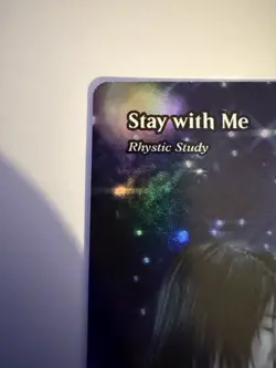 Stay With Me Rhystic Study - foil mtg- Excellent Condition - Image 2