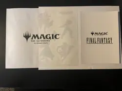 MTG Final Fantasy Sticker Sheet and Poster - WPN Promo Items - Image 2