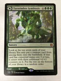 Turntimber Symbiosis 215/280 Non Foil Mythic Zendikar Rising MTG Near Mint - Image 1