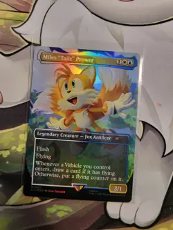 MTG SLD Sonic Secret Lair Miles "Tails" Prower NM Foil - Image 1