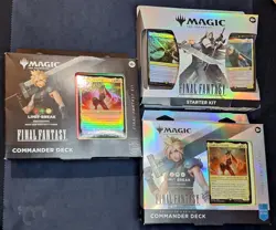 MTG Final Fantasy LIMIT BREAK (Collector & Standard) Commander & Starter Kit LOT - Image 1