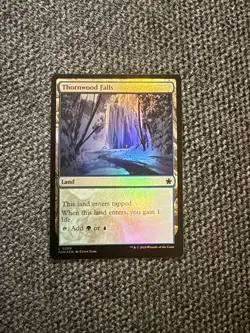 MTG Card Foundations FDN Thornwood Falls Foil NM Magic Card SEE PICS 0269 Land - Image 1