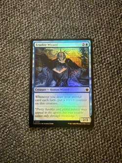 1x Erudite Wizard NM Eng MTG - Foundations - Image 1