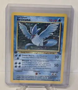 1999 Articuno 2/62 1st Edition Holo Rare Pokemon TCG - Image 1
