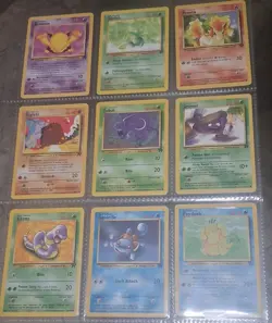 🔥TCG 90 Pokemon cards binder team Rocket Base set 2 Gym Challenge Gym Heroes - Image 5