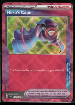Pokemon Hero's Cape 152/162 Ace Spec Trainer Mint 2024 SV Temporal Forces - Image 1