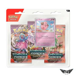 Pokemon - Temporal Forces - 3 Pack Blister - Cleffa - Image 1