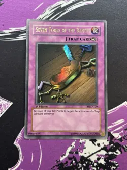 Yugioh Seven Tools of the Bandit MRD-129 Ultra Rare 1st Edition NM - Image 1