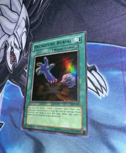 Premature Burial MP Ultra Rare Unlimited PSV-037 OG Print Yugioh! - Image 2