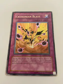 EEN-EN050 CHTHONIAN BLAST ULTIMATE RARE - MP - YUGIOH ELEMENTAL ENERGY - Image 1