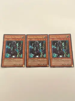 x3 Yugioh Kaiser Sea Horse SKE-015 1ST Edition Ultra Rare (HP) - Image 1