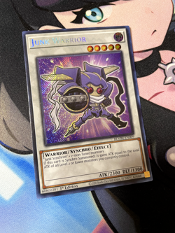 Junk Warrior BLMM-EN009 YUGIOH SECRET RARE 1st Edition Near Mint - CHIBI Artwork - Image 2