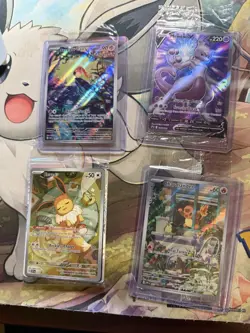 Pokemon TCG SIRS/Full Art PROMO. Mewtwo, Scream Tail, Eevee & Charmander SEALED - Image 1