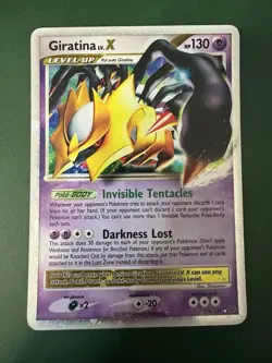 Giratina LV. X 124/127 Platinum Holo Pokemon Card LP - Image 1