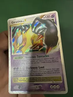 Giratina LV. X 124/127 Platinum Holo Pokemon Card LP - Image 2