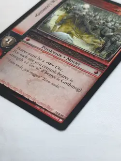 Gothmog's Warg LOTR Card Game Mount Doom Rare 10R89 - Image 4
