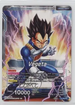 2017 Dragon Ball Super Card Game Promos Vegeta // Furious Awakening #P-163 0yq9 - Image 1