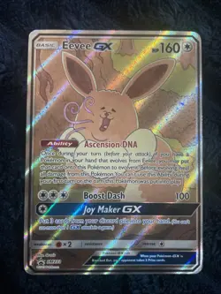 Eevee GX SM233 Full Art Promo Black Star Ultra Rare Holo Pokemon TCG Card - Image 1