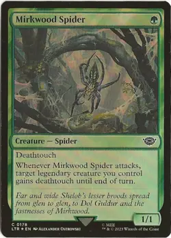 Mirkwood Spider 178 Uncommon MTG Lord of the Rings Tales of Middle Earth NM/M - Image 1