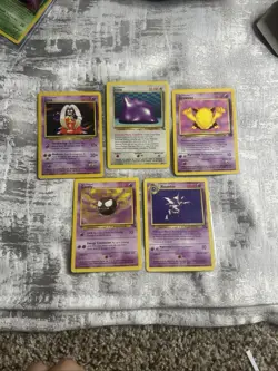 Vintage Pokemon Card Lot - Rare Ditto 18/62 + Classic Psychic Set WOTC 1999-2000 - Image 1