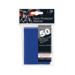 Ultra Pro Card Sleeves Standard Solid Blue (50) New - Image 1