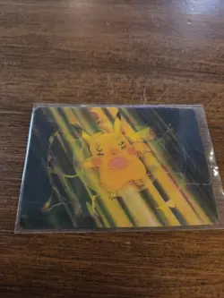 Pokemon Video Pioneer Lenticular Pikachu Promo Card Viz PIKA-0018D 3D - Image 1