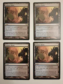 Sunken Ruins x4 - MTG - Shadowmoor Rare - Magic the Gathering - Image 1