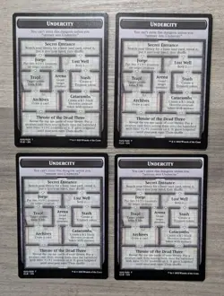 MTG Magic Set of 4 The Initiative / Undercity Token Baldur's Gate CLB - Image 2