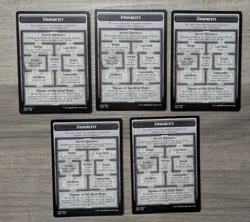 MTG Magic Set of 5 The Initiative / Undercity Token Baldur's Gate CLB - Image 2