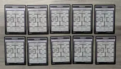 MTG Magic Set of 10 The Initiative Undercity Token Baldur's Gate CLB - Image 2