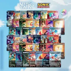 MTG: Secret Lair x Sonic The Hedgehog COMPLETE FOIL Set - Ready to Ship - Image 1