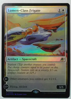 Lumen-Class Frigate *FOIL Rare* Magic MtG x1 Edge of Eternities - Image 1